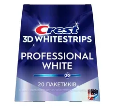 Відбілюючі смужки для зубів Crest 3D Whitestrips Professional White ( Effects ) 20 упаковок / 40 смужок