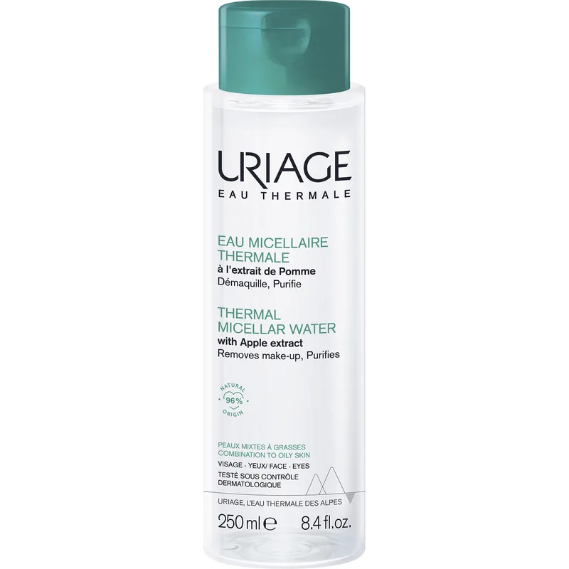 Міцелярна термальна вода Uriage Eau Thermal Micellar Water, для жирної та комбінованої шкіри, 250 мл