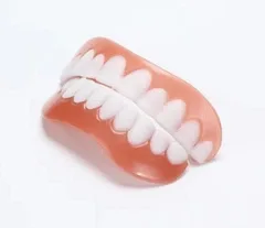 Знімні вініри для зубів Smile Veneers, на дві щелепи, накладки на зуби для красивої посмішки, Білі