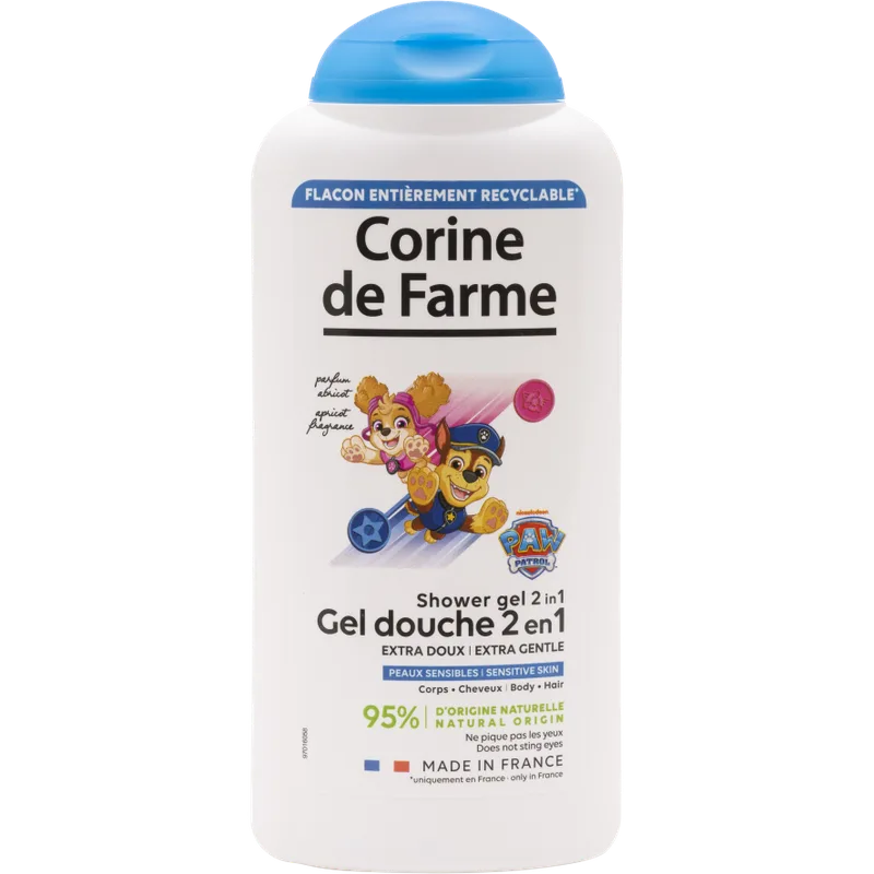 Гель Corine de Farme (Корін де Фарм) для душу 2в1 Щенячий патруль серія Disney 300 мл