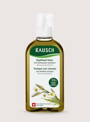 Тонік Rausch (Рауш) для шкіри голови тонізуючий зі швейцарськими травами, 200 мл