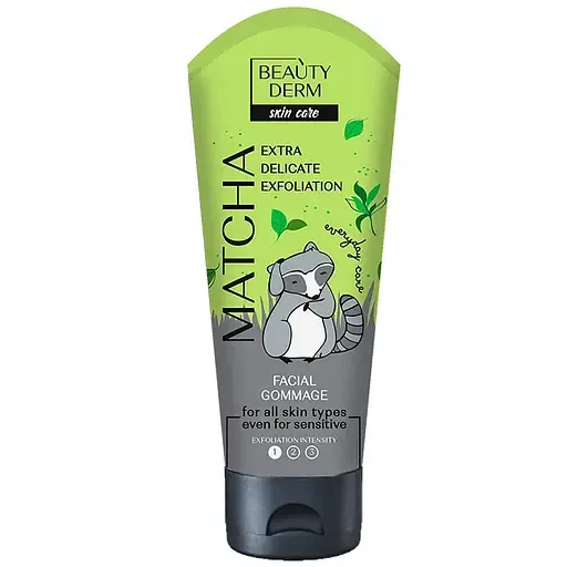 Гомаж для обличчя Beauty Derm Matcha з екстрактами матча та бамбуковою пудрою 75 мл