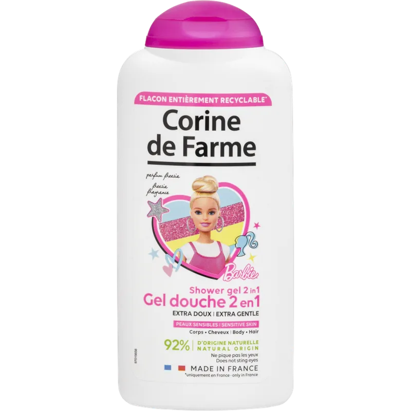 Гель Corine de Farme (Корін де Фарм) для душу 2в1 Барбі серія Disney 300 мл