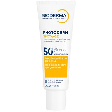 Гель-крем ФОТОДЕРМ SPOT-AGE SPF50+ сонцезахисний з посиленим антиоксидантним захистом Bioderma Photoderm SPOT-AGE SPF50+