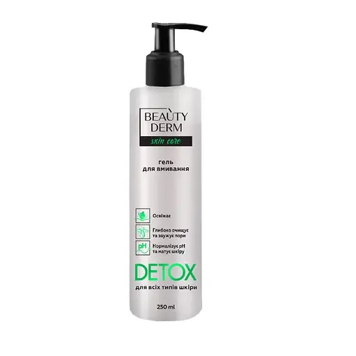 Гель для обличчя Beauty Derm Detox, 250 мл
