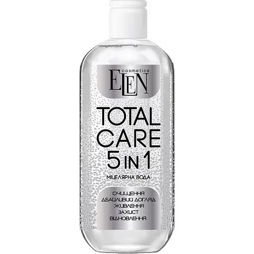 Міцелярна вода Elen Cosmetics Total Care 5 в 1, 500 мл
