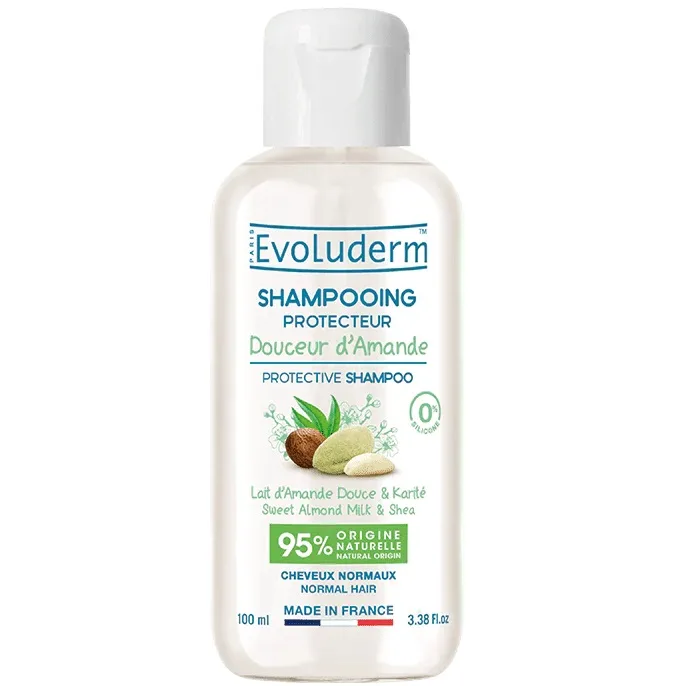Шампунь Evoluderm (Еволюдерм) для нормального волосся захисний з мигдальним молоком 100 мл