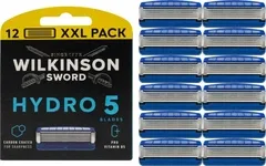 Змінні касети (картриджі леза) для гоління Wilkinson Sword Hydro 5 Hydrating Gel Pro Vitamin B5 - 12 касет