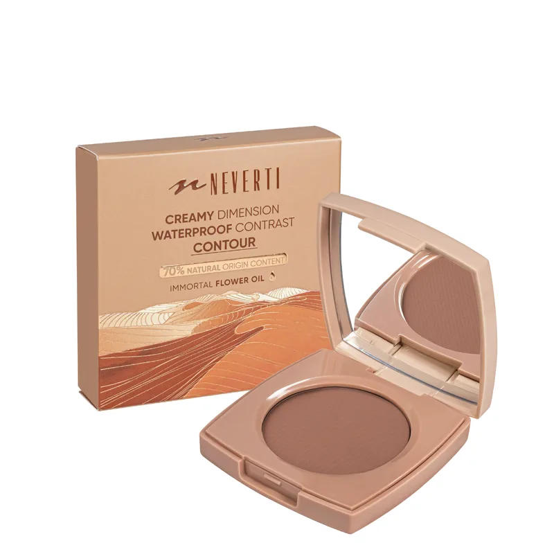 Контуринг для обличчя Neverti Creamy Dimension Waterproof Contrast Contour 002 Cool Bronze (NP204)