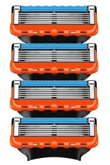 Картриджі для гоління Gillette Fusion 5, 4 шт., без упаковки