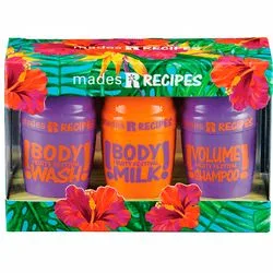 Набір "Фруктовий фестиваль" Mades Cosmetics Recipes (shm/100ml + sh/gel/100ml + b/milk/100ml)