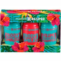 Набір "Трав'яне щастя" Mades Cosmetics Recipes (shm/100ml + sh/gel/100ml + b/milk/100ml)