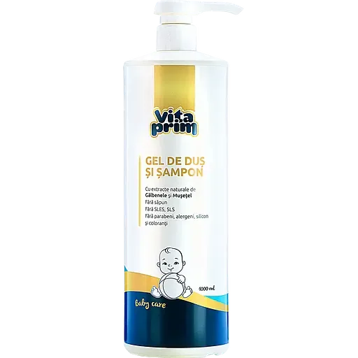 Дитячий шампунь та гель для душу Vitaprim, 1000 мл (3990595)