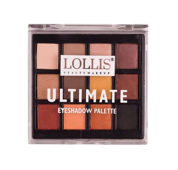 Палетка тіней для повік Lollis Ultimate Eyeshadow Palette 12 відтінків 13 г (LP-452)