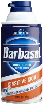 Крем-піна для гоління Barbasol Sensitive Skin Чутлива шкіра 283 г (051009009600)