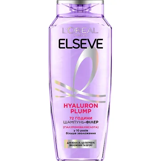 Шампунь-філер для волосся L'Oreal Paris Elseve Hyaluron Plump 400 мл (AA428900)