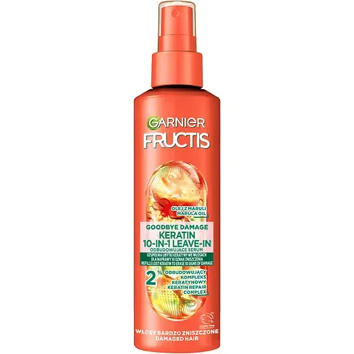 Спрей-сироватка Garnier Fructis Goodbye Damage відновлювальна для пошкодженого волосся 150 мл