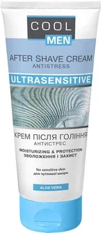 Крем після гоління Cool Men Ultrasensitive 200 мл (4823015926303)