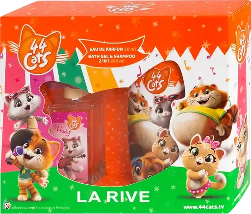 Подарунковий набір La Rive 44 Cats Milady: Туалетна вода 50 мл + Гель для душу 250 мл