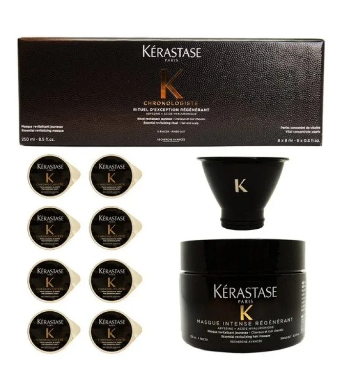 Kerastase Chronologiste Rituel Noir Regenerant- - відновлюючий ритуал для волосся та шкіри голови