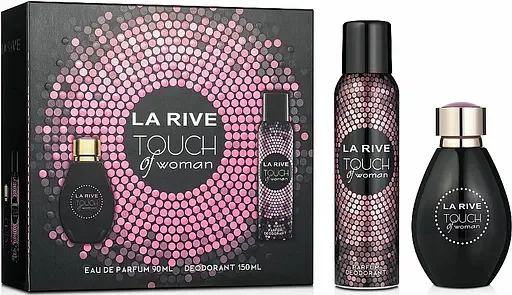 Подарунковий набір La Rive Touch Of Woman: Парфумована вода, 90 мл + Дезодорант, 150 мл