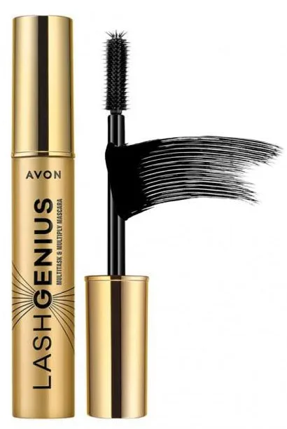 Туш для вій водостійка Avon Бездоганні вії багатофункціональна Чорніша чорного/Blackest Black (158511517)