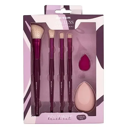 Набір пензлів для макіяжу Beter Mini Timeless Collection, 6 шт.