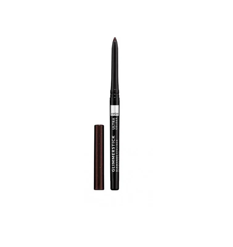 Олівець для очей мерехтливий Avon Glimmerstick Black Bijoux