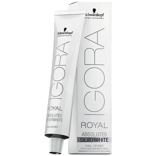 Тонуюча фарба для волосся Schwarzkopf Igora Royal Absolutes SilverWhite, відтінок Dove Grey (Сталь), 60 мл (2683206)