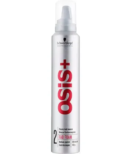 Мус для волосся середньої фіксації Schwarzkopf Professional Osis Style Fab Foam, 200 мл (2244161)