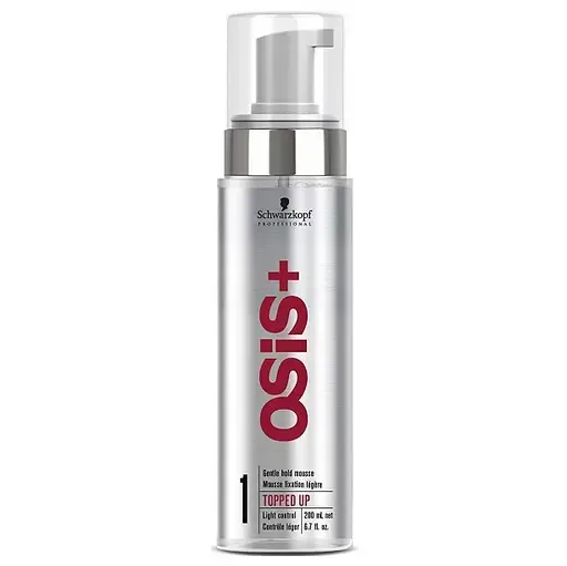 Мус для волосся легкої фіксації Schwarzkopf Professional Osis Style Topped Up, 200 мл (2243516)