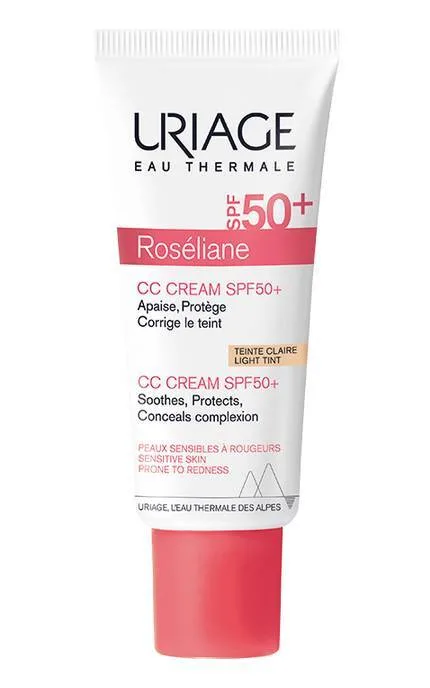 CC-крем Uriage Розельян SPF50+ проти почервоніння 40 мл