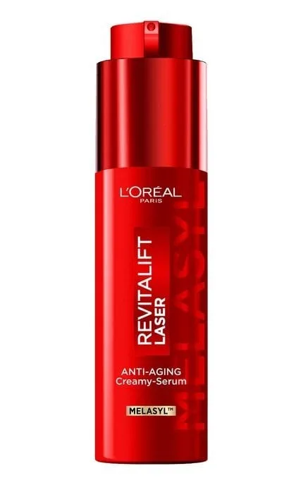 Антивікова кремова сироватка L'Oreal Paris Revitalift Laser проти пігментних плям з Мелазилом для шкіри обличчя 50 мл