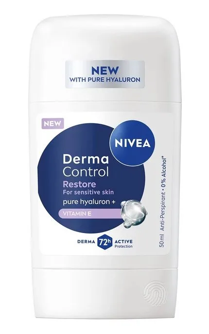Антиперспірант NIVEA дерма контроль відновлення для чутливої шкіри стік 50 мл