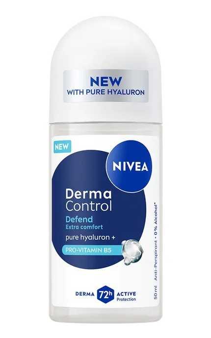 Антиперспірант NIVEA Дерма контроль. Захист та екстракомфорт роликовий 50 мл