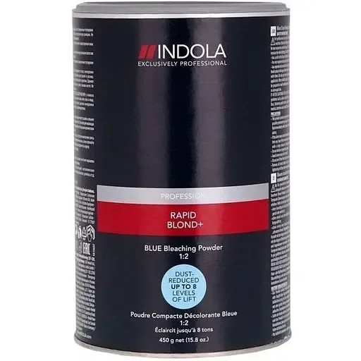 Біла пудра для знебарвлення волосся Indola Rapid Blond+, 450 г (1895299)