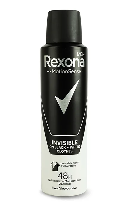 Антиперспірант аерозоль Rexona Men Invisible On Black+White Clothes 150 мл