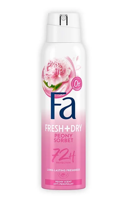 Антиперспірант жіночий Fa Fresh&Dry з ароматом півонії сорбет 150 мл
