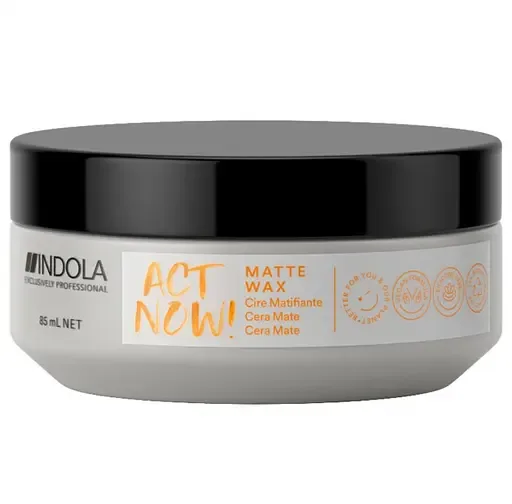 Матуючий віск для волосся Indola Act Now Matte Wax, 85 мл (2575721)