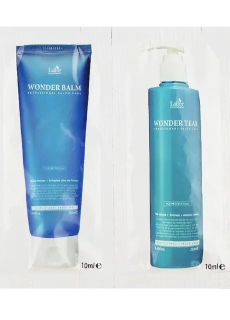 Двугшаговий догляд за волоссям Wonder Clinic Pouch Set, 10мл + 10мл La'dor (220864297)