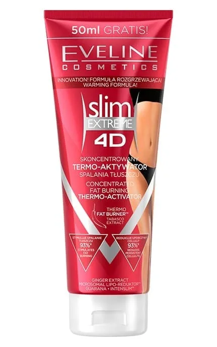Термоактивний крем-гель для корекції фігури Eveline Slim Extreme 3D, 250 мл