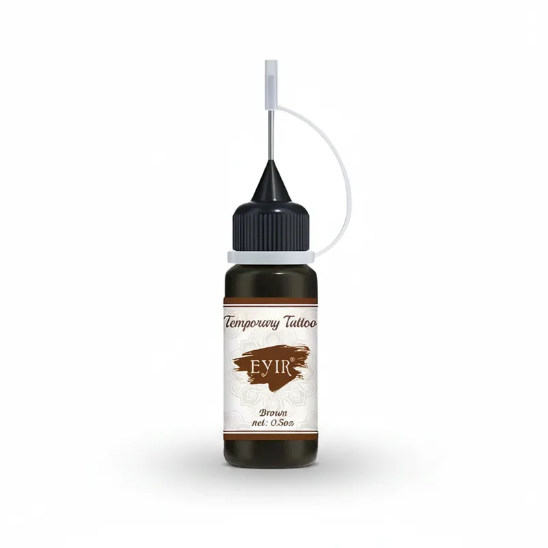 Хна для тимчасового тату EYIR Temporary Tattoo 15 мл Коричневий (3071866514)