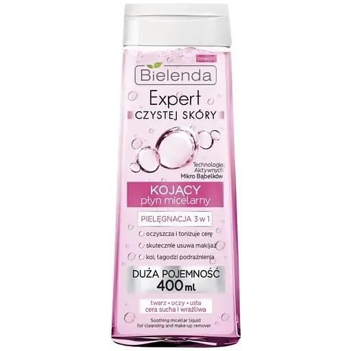 Коригуюча міцелярна рідина Bielenda Skin Clinic Professional 3 в 1, 400 мл