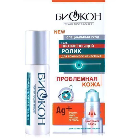 Гель (Ролік ) проблемная шкіра від прищів 10 г