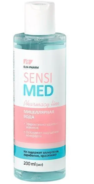 Вода міцелярна Sensi Med для обличчя 200 мл