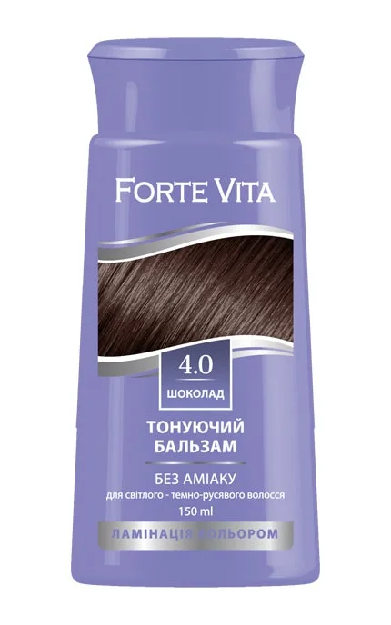 Бальзам для волосся тонуючий Forte Vita відтінок 4.0 Шоколад 150 мл
