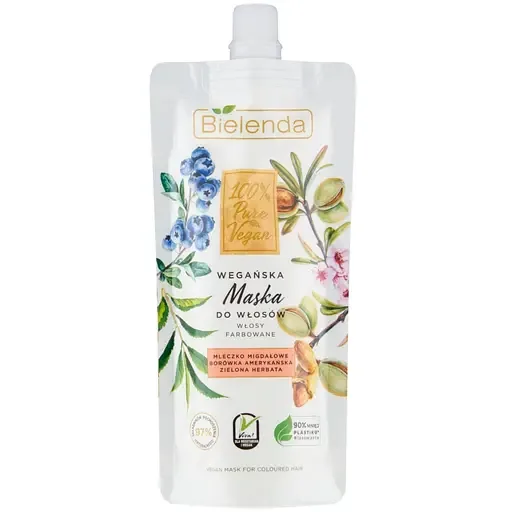 Маска Bielenda 100% Pure Vegan для фарбованого волосся, 125 мл