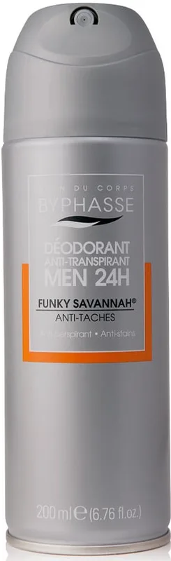 Дезодорант Антиперспірант Byphasse (Біфас) спрей для чоловіків Fanky Savannah 200 мл