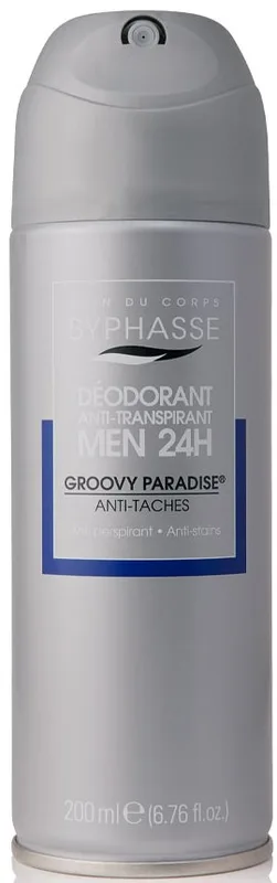 Дезодорант Антиперспірант Byphasse (Біфас) спрей для чоловіків Groovy Paradise 200 мл