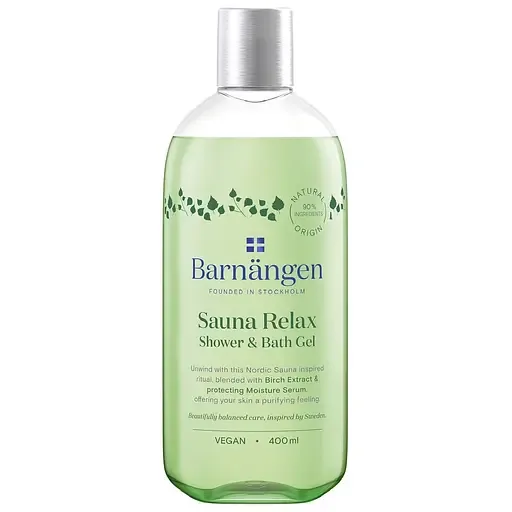 Гель для душу Barnangen Sauna Relax з екстрактом берези, для жирної та комбінованої шкіри, 400 мл (2472730)